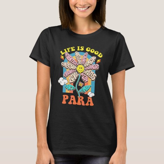 Kunst des Optimismus 1. KLASSE Blühende Daisy Fant T-Shirt (Vorderseite)
