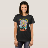 Kunst des Optimismus 1. KLASSE Blühende Daisy Fant T-Shirt (Vorne ganz)