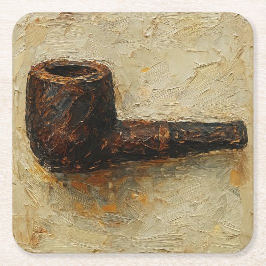 Kunst des Pfeiferauchens (#13) Rechteckiger Pappuntersetzer (Vorderseite)