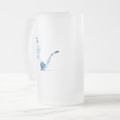 Kunst des Pfeiferauchens 2 Mattglas Bierglas (Vorderseite Links)
