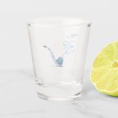 Kunst des Pfeiferauchens 2 Schnapsglas (Rückseite)