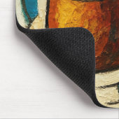 Kunst des Pfeiferauchens (#3) Mousepad (Ecke)