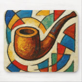 Kunst des Pfeiferauchens (#3) Mousepad (Vorne)