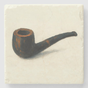 Kunst des Pfeiferauchens Steinuntersetzer