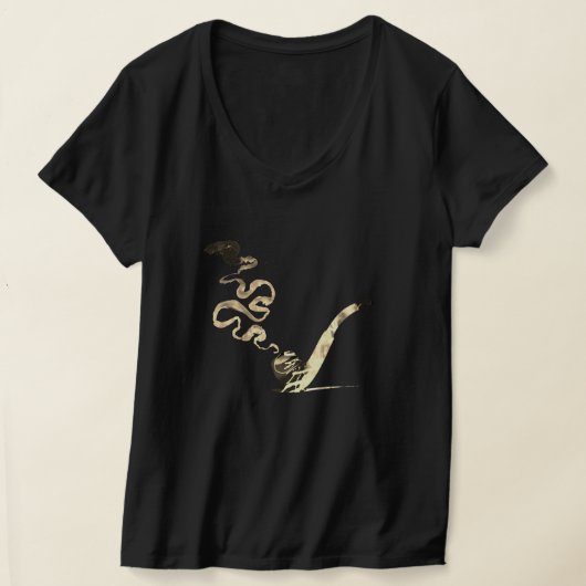 Kunst des Pfeiferauchens (Vintage) T-Shirt (Ablage )