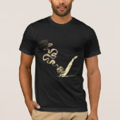 Kunst des Pfeiferauchens (Vintage) T-Shirt (Vorderseite)
