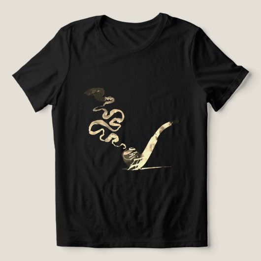 Kunst des Pfeiferauchens (Vintage) Tri-Blend Shirt (Design Vorderseite)