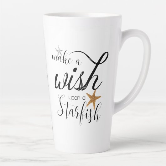 Kunst des Starfish Zitats Milchtasse (Rechts)