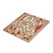 KUNST DES TANZEN-RADHA KRISHNA KALAMKARI VON FLIESE (Seite)