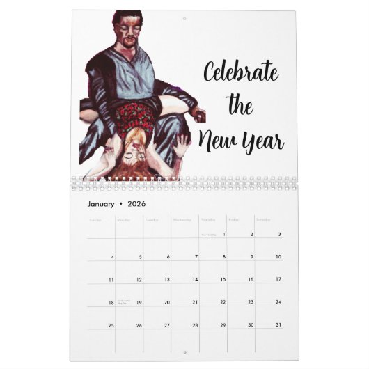 KUNST DES URLAUBS KALENDER (Jan 2026)