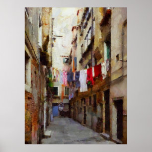 Kunst des Waschtags Poster