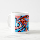 Kunst des Weltraumreiseportals Kaffeetasse (Vorderseite Links)