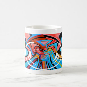 Kunst des Weltraumreiseportals Kaffeetasse