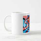 Kunst des Weltraumreiseportals Kaffeetasse (Links)