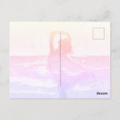 Kunst des Yoga (#2) Ölgemälde Postkarte (Rückseite)