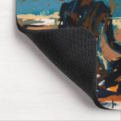 Kunst des Yoga (#3) Ölgemälde Mousepad (Ecke)