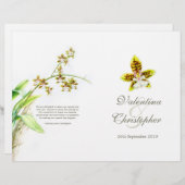 Kunst, Dichtung und Musik Blume Orchid (Vorne/Hinten)