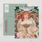 Kunst, Dichtung und Musik Postkarte (Vorne/Hinten)