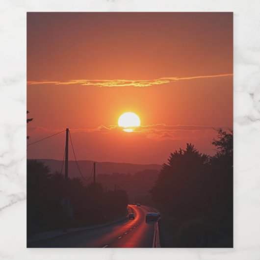 Kunst, Dichtung und Musik Weinetikett (Einzelnes Label)