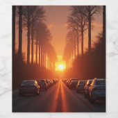 Kunst, Dichtung und Musik Weinetikett (Einzelnes Label)