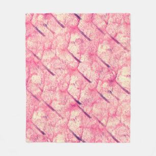 Kunst Die rosa Aquarellfarbe Klappe Wasserfarbe Fleecedecke