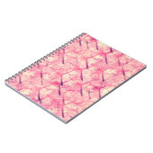 Kunst Die rosa Aquarellfarbe Klappe Wasserfarbe Notizblock (Linke Seite)