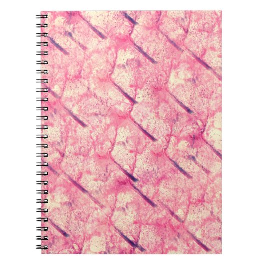 Kunst Die rosa Aquarellfarbe Klappe Wasserfarbe Notizblock (Vorderseite)