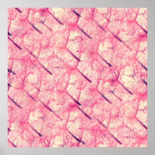 Kunst Die rosa Aquarellfarbe Klappe Wasserfarbe Poster (Vorne)