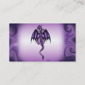 Kunst-Drache-Visitenkarten Visitenkarte (Rückseite)