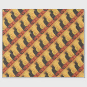 Kunst-Druck Le Chat Noir Geschenkpapier (Flach)