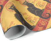 Kunst-Druck Le Chat Noir Geschenkpapier (Rolleneckpunkt)
