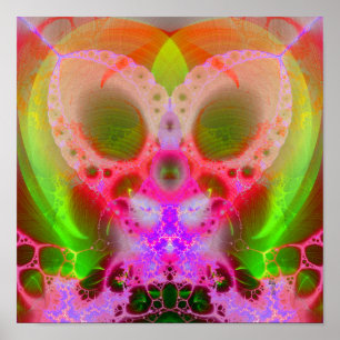 Kunst-Druck-Plakat Mantoid AtemVar 2 (12 durch 12) Poster