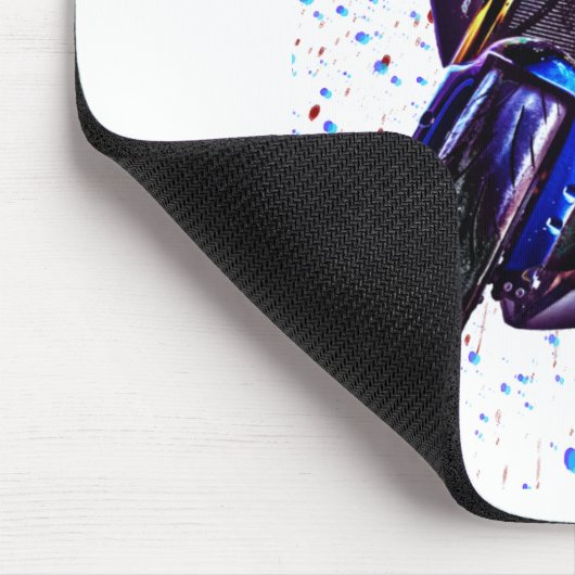 Kunst-Druck Yamahas YZF R1 Mousepad (Ecke)