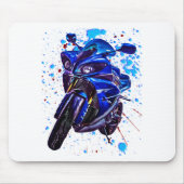 Kunst-Druck Yamahas YZF R1 Mousepad (Vorne)