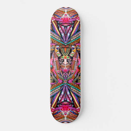 Kunst durch Davey AFRICANA Skateboard (Vorderseite)