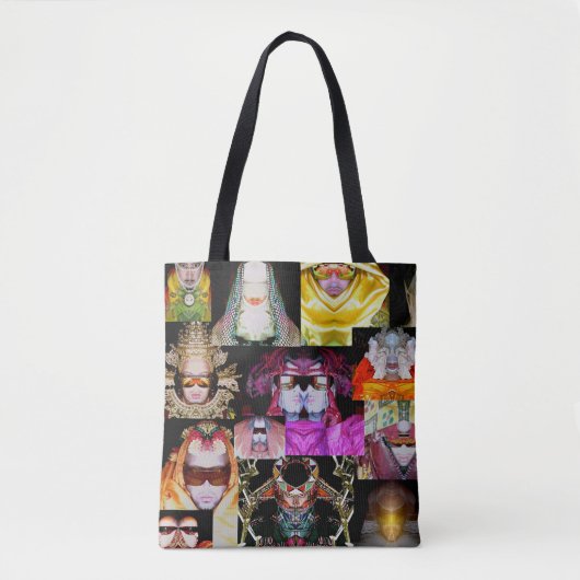 Kunst durch Davey PHOTOBOOTHME Collagen-Tasche Tasche (Vorderseite)