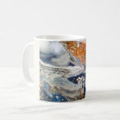Kunst durch die machende Tasse der Heide 11oz (Vorderseite Links)