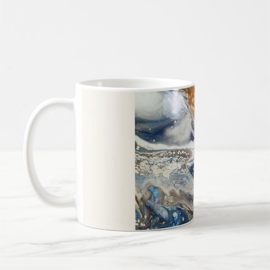Kunst durch die machende Tasse der Heide 11oz (Links)