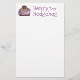 Kunst durch Heide Henry der Igel stationär Briefpapier