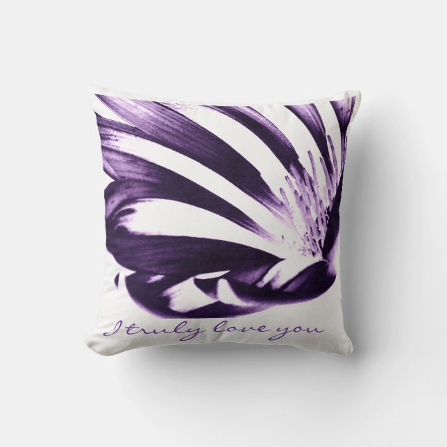 Kunst durch Heide-lila Leidenschaft, Throw-Kissen Kissen (Vorderseite)