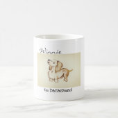 "Kunst durch Heide" Winnie die Tasse der Dackel (Mittel)
