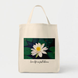 Kunst durch Lilien-Lebensmittelgeschäft-Tasche de Tragetasche