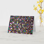 Kunst durch Mike Pionus Karte (Gelbe Blume)