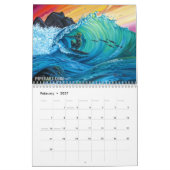 Kunst durch Rick-Pfeifer 2014 - 11"" Wand x17 Kalender (Feb 2027)