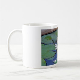 Kunst durch Tasse der Heide-weißes Wasser-Lilien