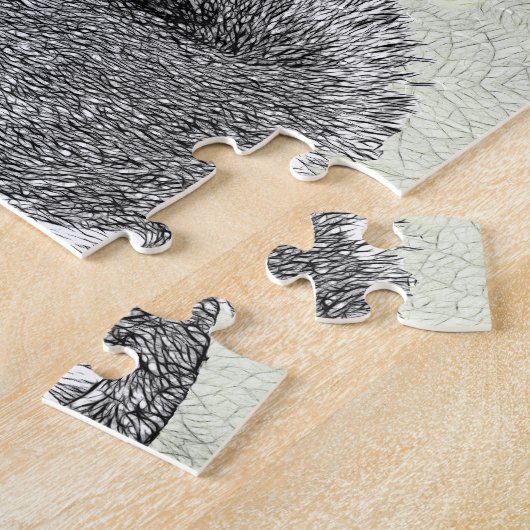 Kunst-Eichhörnchen Puzzle (Seite)