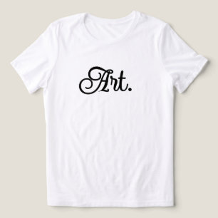 Kunst - Ein Minimalistisches Zitat für Frauen Tri-Blend Shirt