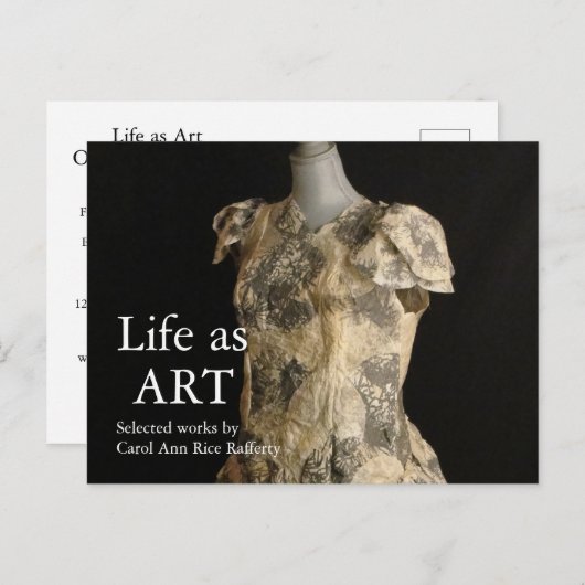 Kunst Einladung Postkarte anzeigen (Vorne/Hinten)