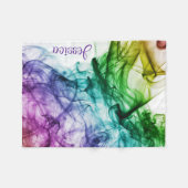 Kunst-Farben-Wasser-Strudel mit Namen Fleecedecke (Vorderseite (Horizontal))
