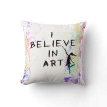 Kunst-Fee: Ich glaube an Kunst-Aquarell-Lauf